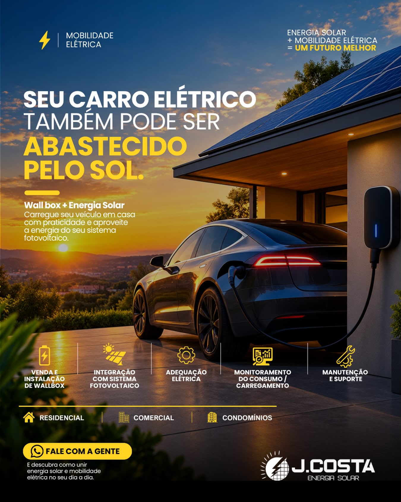 Wallbox & Carregador Veicular Solar